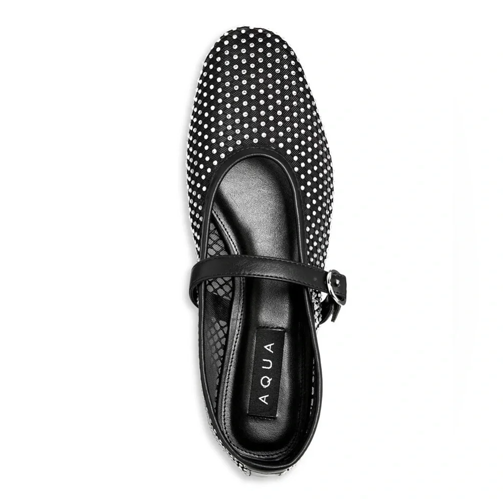 Aqua Women's Goldi Buckled Ballet Flats - 100% Exclusive